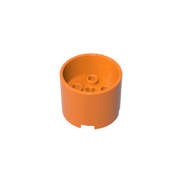 73111 | Brick, Round 3 x 3 x 2 with Recessed Center and Axle Hole