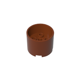 73111 | Brick, Round 3 x 3 x 2 with Recessed Center and Axle Hole