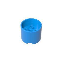 73111 | Brick, Round 3 x 3 x 2 with Recessed Center and Axle Hole
