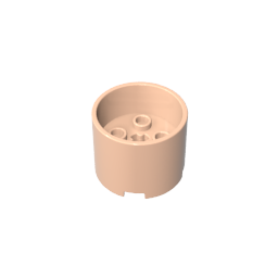 73111 | Brick, Round 3 x 3 x 2 with Recessed Center and Axle Hole