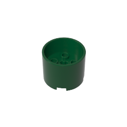 73111 | Brick, Round 3 x 3 x 2 with Recessed Center and Axle Hole