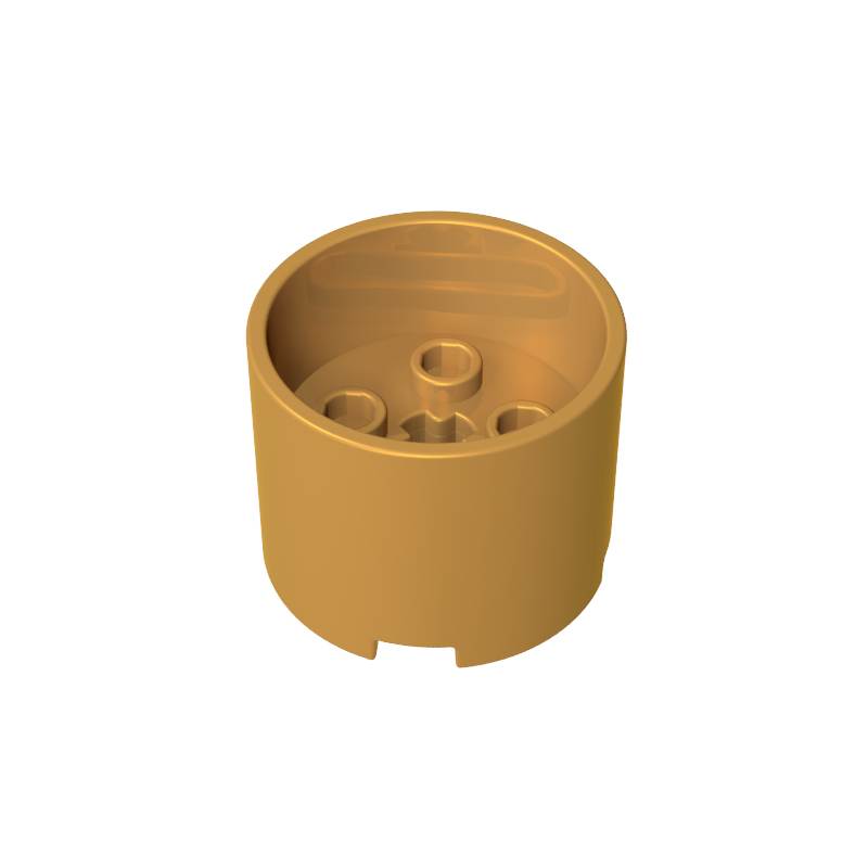 73111 | Brick, Round 3 x 3 x 2 with Recessed Center and Axle Hole