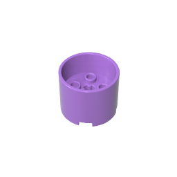 73111 | Brick, Round 3 x 3 x 2 with Recessed Center and Axle Hole