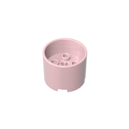 73111 | Brick, Round 3 x 3 x 2 with Recessed Center and Axle Hole