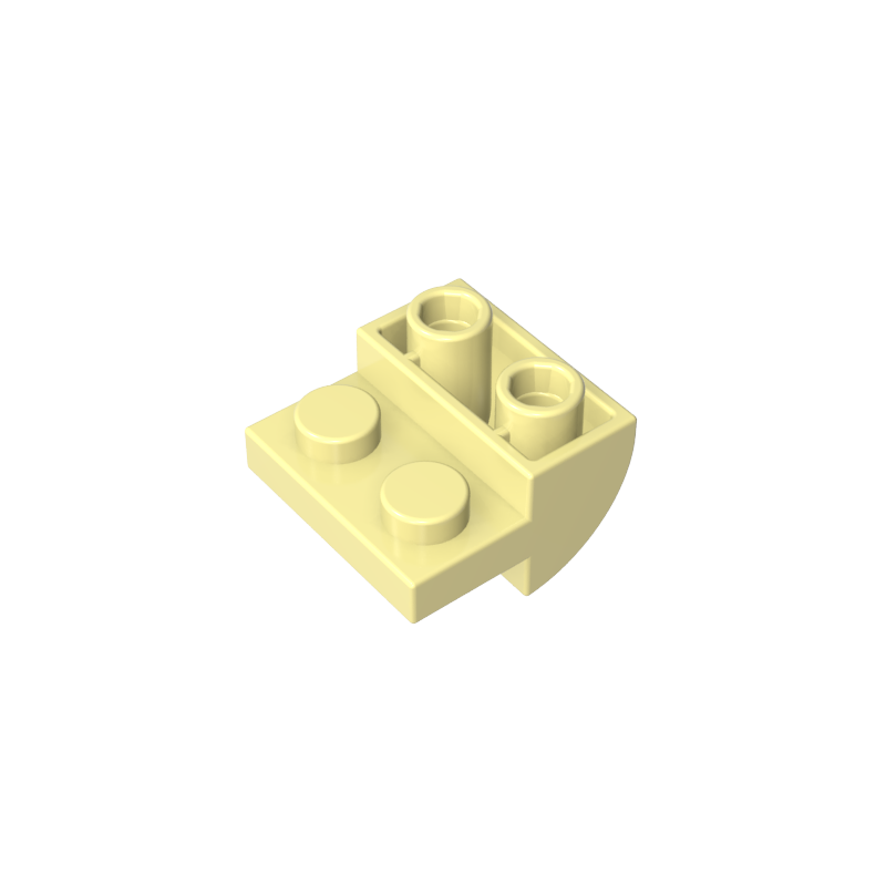1750 | Slope, Curved 2 x 2 Inverted with 2 Recessed Studs