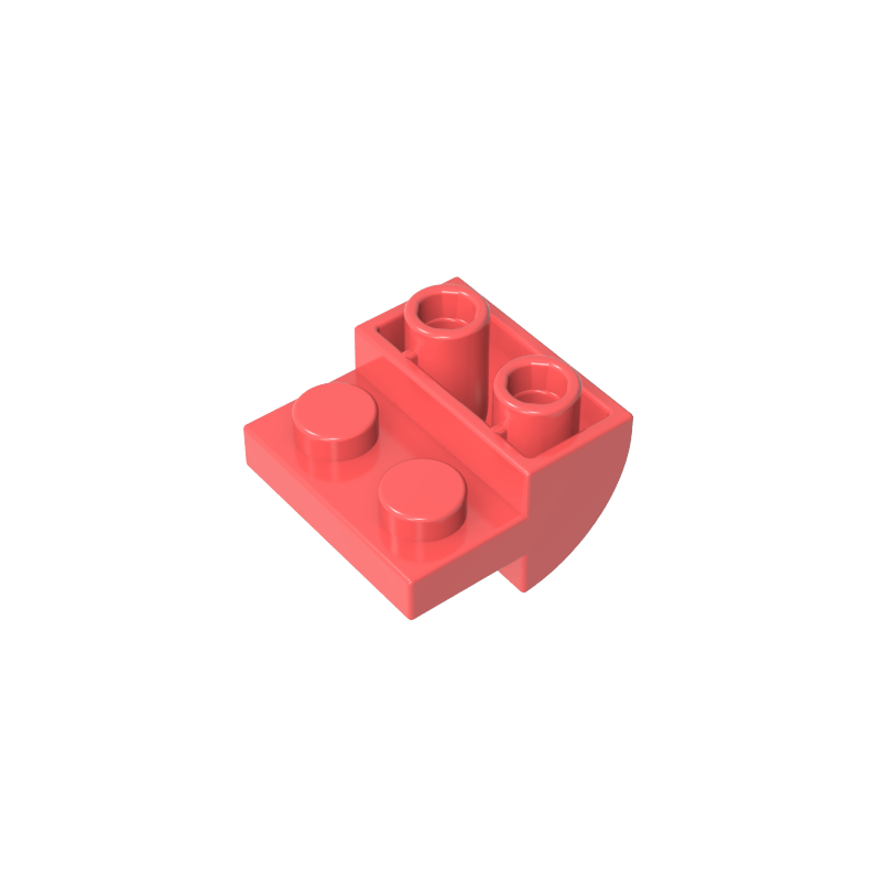 1750 | Slope, Curved 2 x 2 Inverted with 2 Recessed Studs