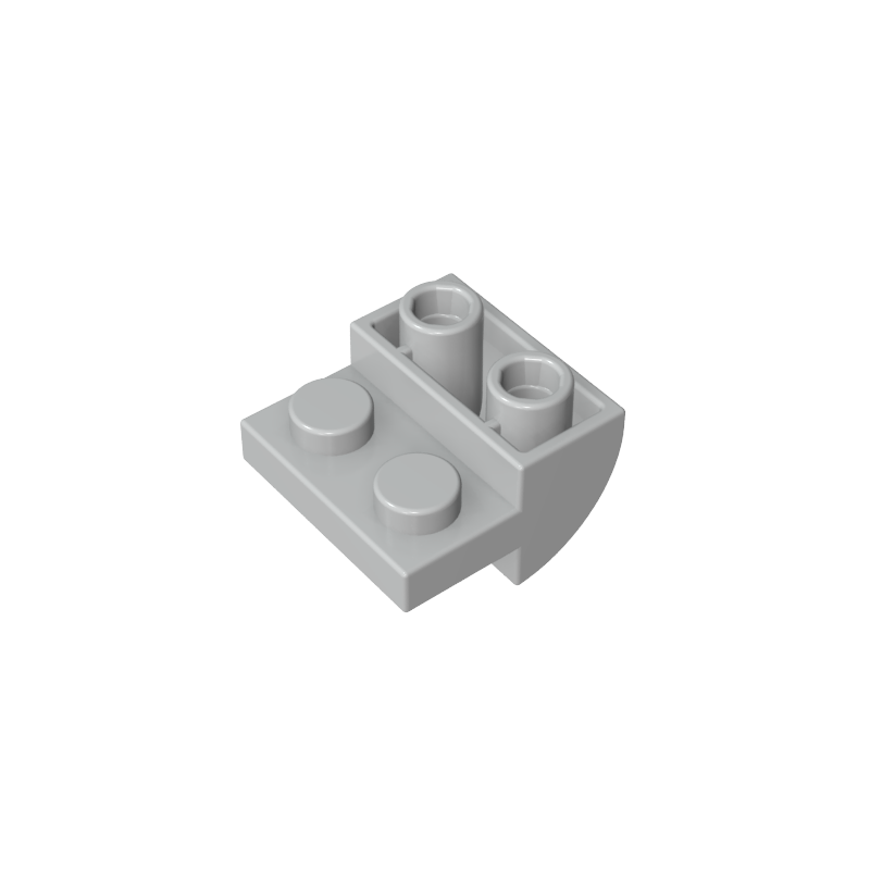 1750 | Slope, Curved 2 x 2 Inverted with 2 Recessed Studs