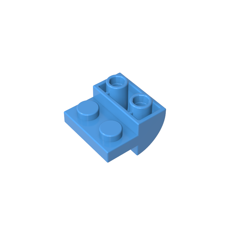 1750 | Slope, Curved 2 x 2 Inverted with 2 Recessed Studs