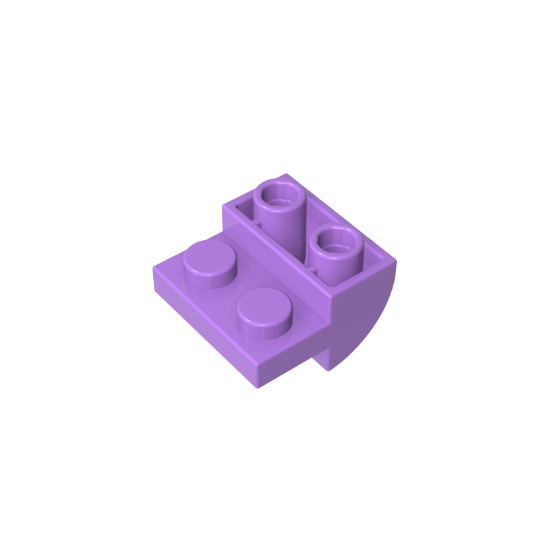 1750 | Slope, Curved 2 x 2 Inverted with 2 Recessed Studs