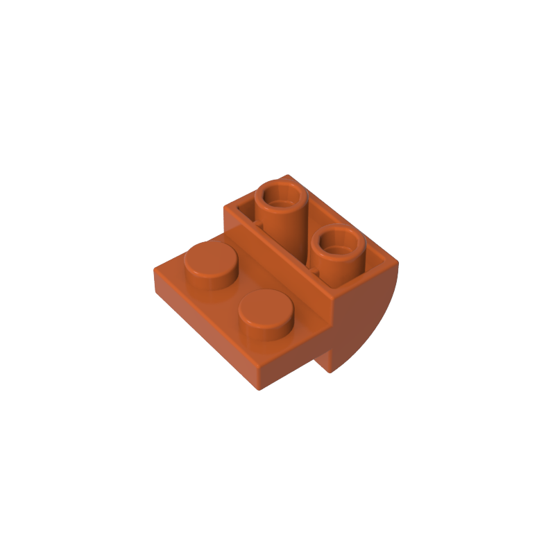 1750 | Slope, Curved 2 x 2 Inverted with 2 Recessed Studs
