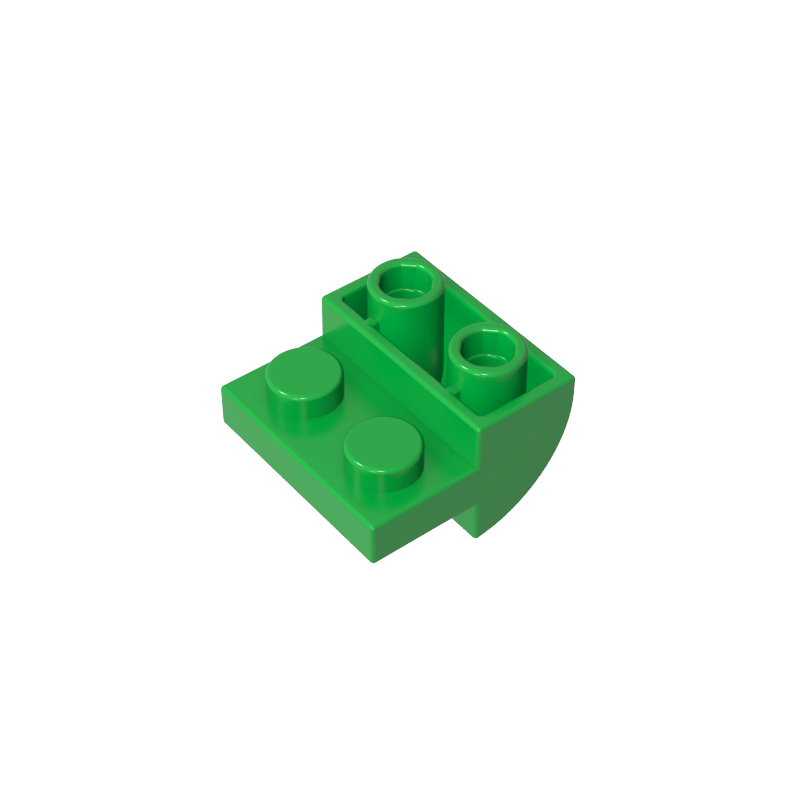 1750 | Slope, Curved 2 x 2 Inverted with 2 Recessed Studs