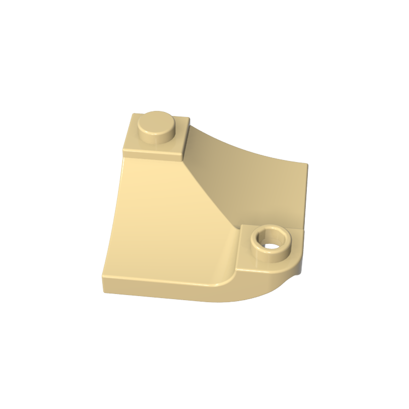 73682 | Arch 3 x 3 Inverted Corner with Raised Hollow Stud