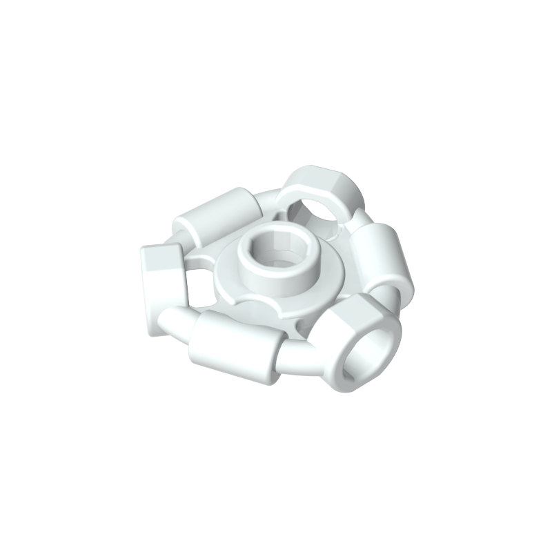 1941 | Weapon Holder Ring with 3 Bars and 3 Bar Holes (Ninjago Aeroblade Center) - Open Stud