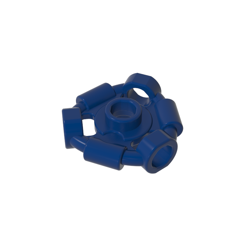 1941 | Weapon Holder Ring with 3 Bars and 3 Bar Holes (Ninjago Aeroblade Center) - Open Stud