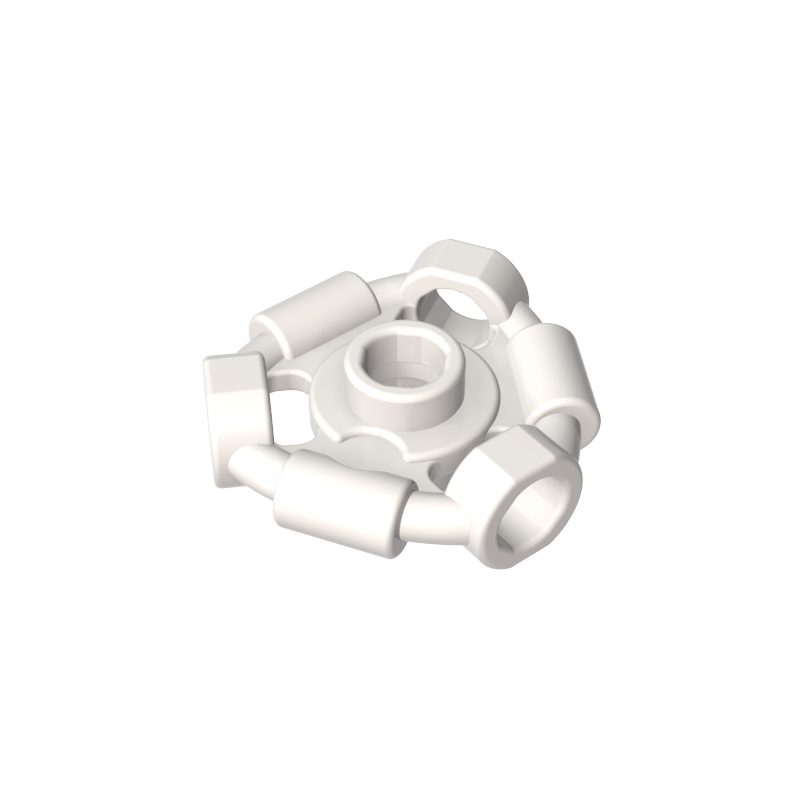 1941 | Weapon Holder Ring with 3 Bars and 3 Bar Holes (Ninjago Aeroblade Center) - Open Stud