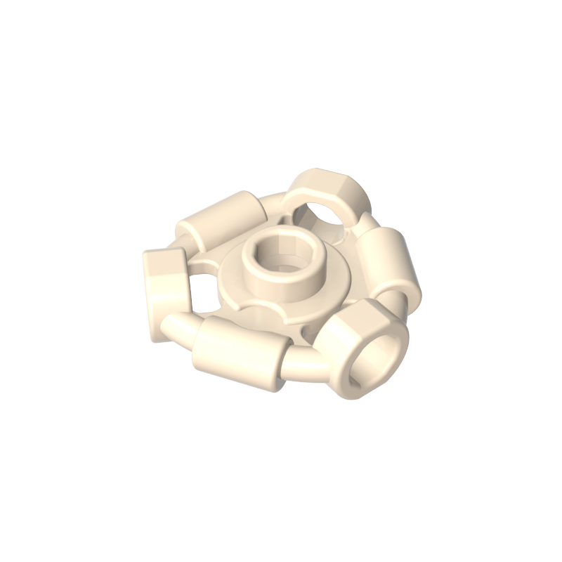 1941 | Weapon Holder Ring with 3 Bars and 3 Bar Holes (Ninjago Aeroblade Center) - Open Stud