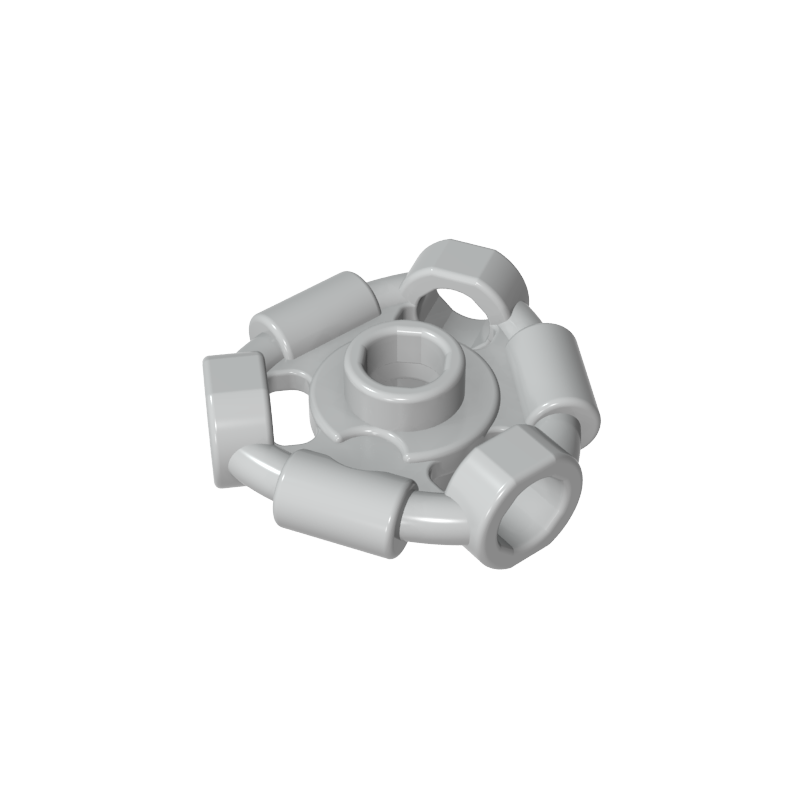 1941 | Weapon Holder Ring with 3 Bars and 3 Bar Holes (Ninjago Aeroblade Center) - Open Stud