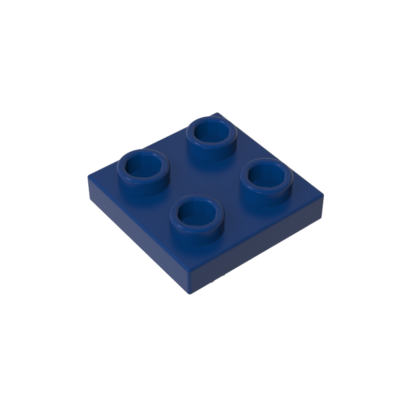 2476a | Plate, Modified 2 x 2 with Pin on Bottom