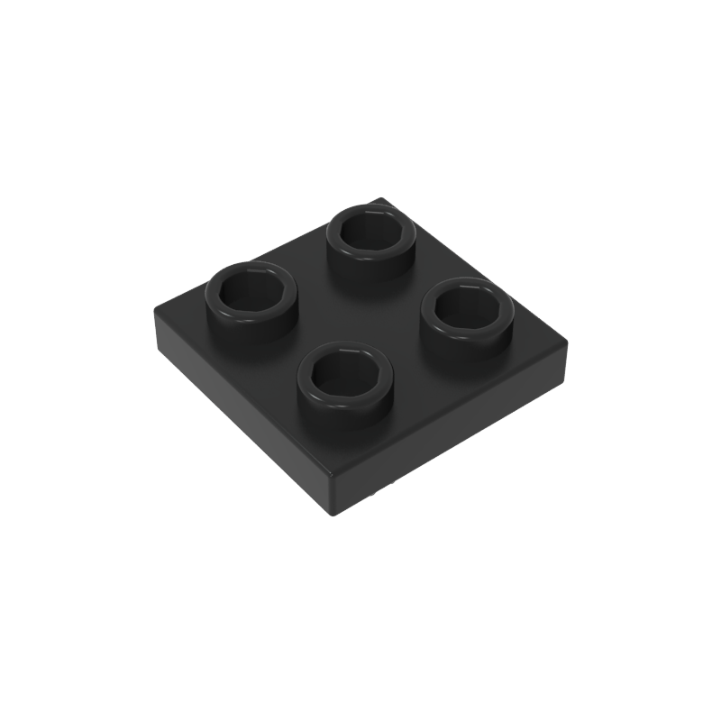 2476a | Plate, Modified 2 x 2 with Pin on Bottom