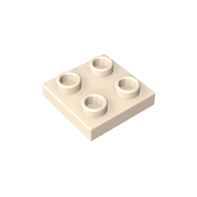 2476a | Plate, Modified 2 x 2 with Pin on Bottom