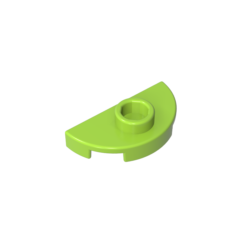 1745 | Plate, Round 1 x 2 Half with 1 Stud (Jumper)