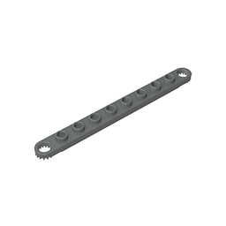 2719 | Technical Plate 1 x 10 with Toothed Ends