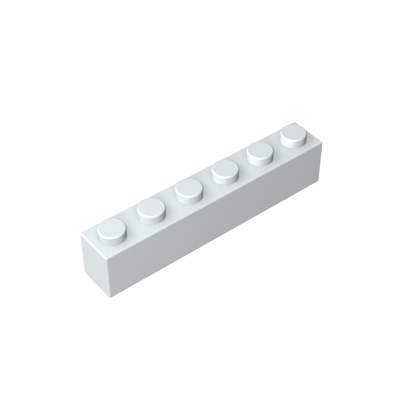 3067a | Brick 1 x 6 without Bottom Tubes