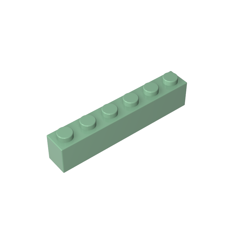 3067a | Brick 1 x 6 without Bottom Tubes