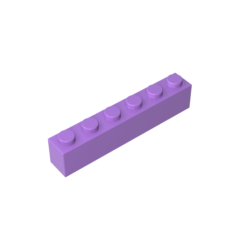 3067a | Brick 1 x 6 without Bottom Tubes