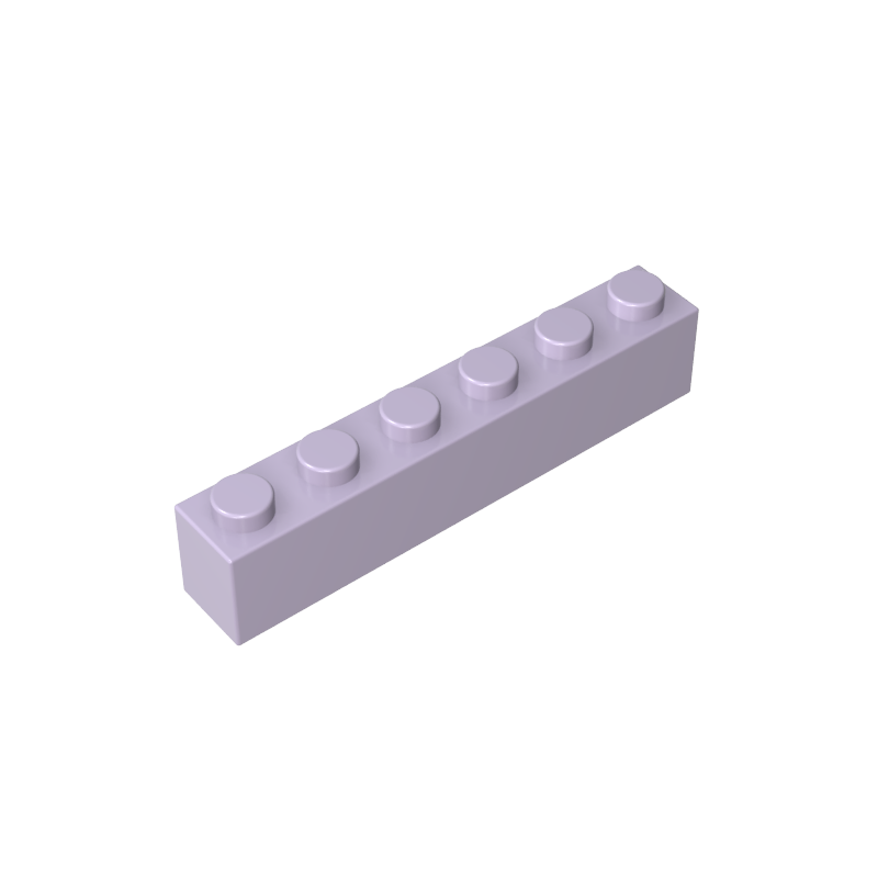 3067a | Brick 1 x 6 without Bottom Tubes