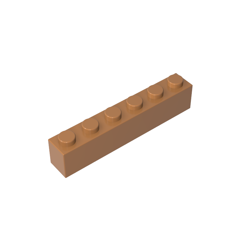 3067a | Brick 1 x 6 without Bottom Tubes