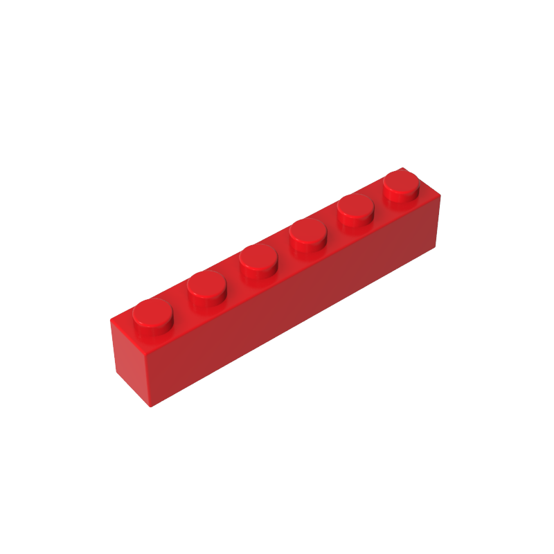 3067a | Brick 1 x 6 without Bottom Tubes