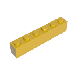 3067a | Brick 1 x 6 without Bottom Tubes