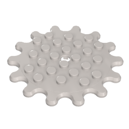 35446 | Plate, Round 6 x 6 Gear 14 Tooth
