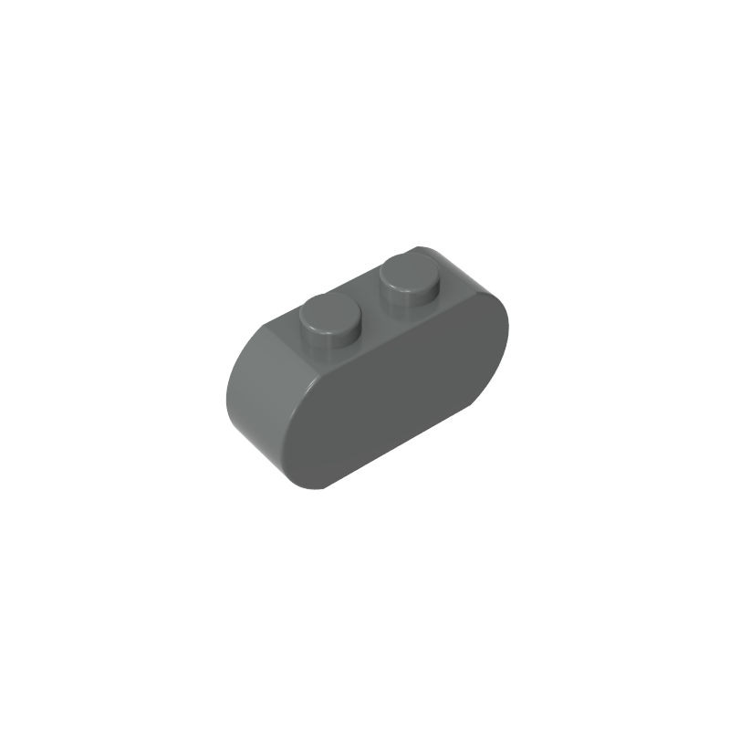 35477 | Brick, Modified 1 x 3 with Round Ends