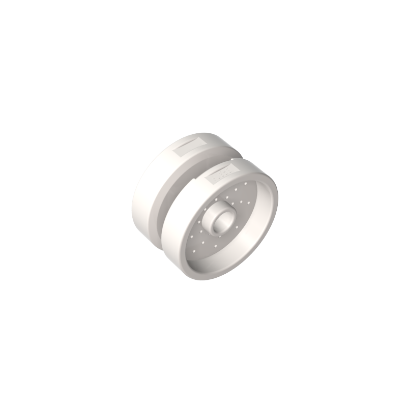 66727 | Wheel 18mm D. x 12mm with Pin Hole and Stud, Dotted Brake Rotor Lines