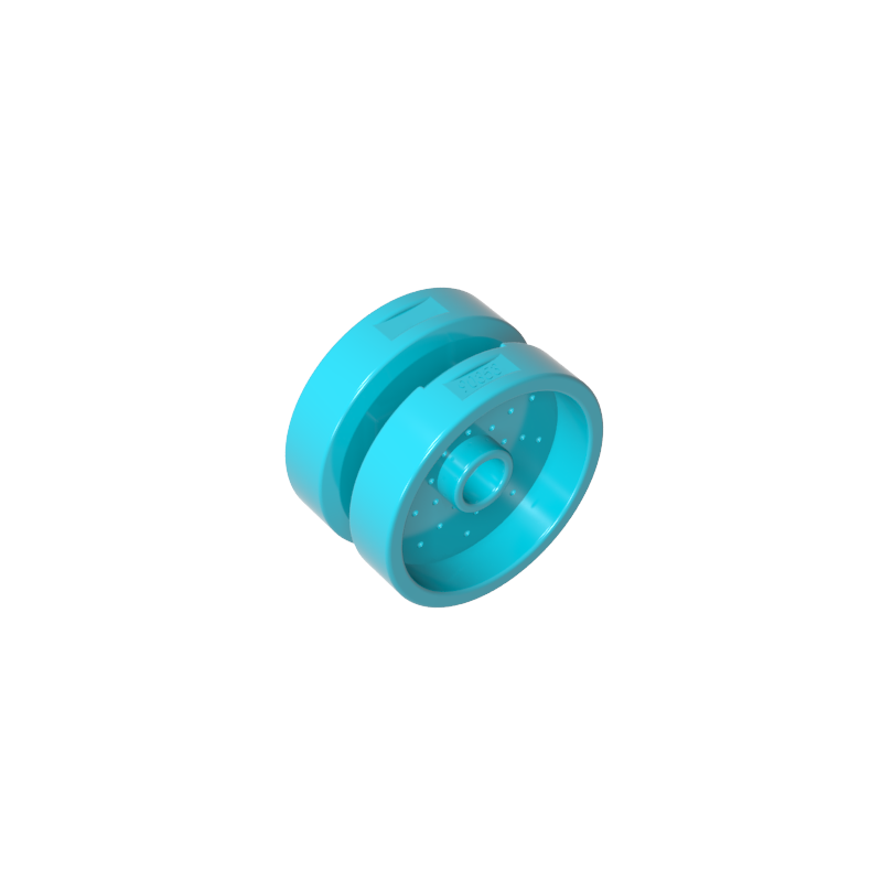 66727 | Wheel 18mm D. x 12mm with Pin Hole and Stud, Dotted Brake Rotor Lines
