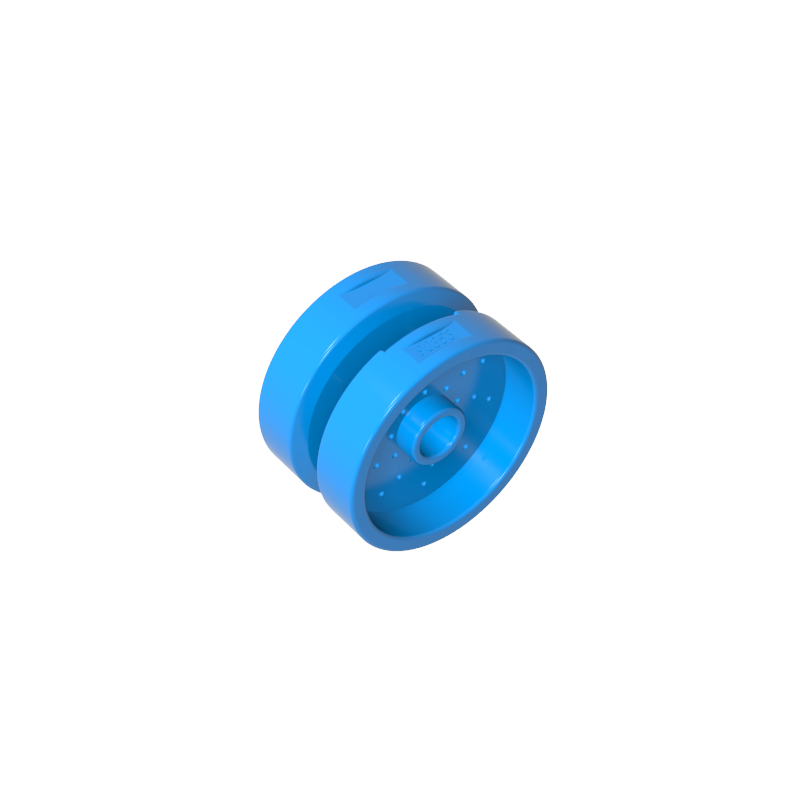66727 | Wheel 18mm D. x 12mm with Pin Hole and Stud, Dotted Brake Rotor Lines