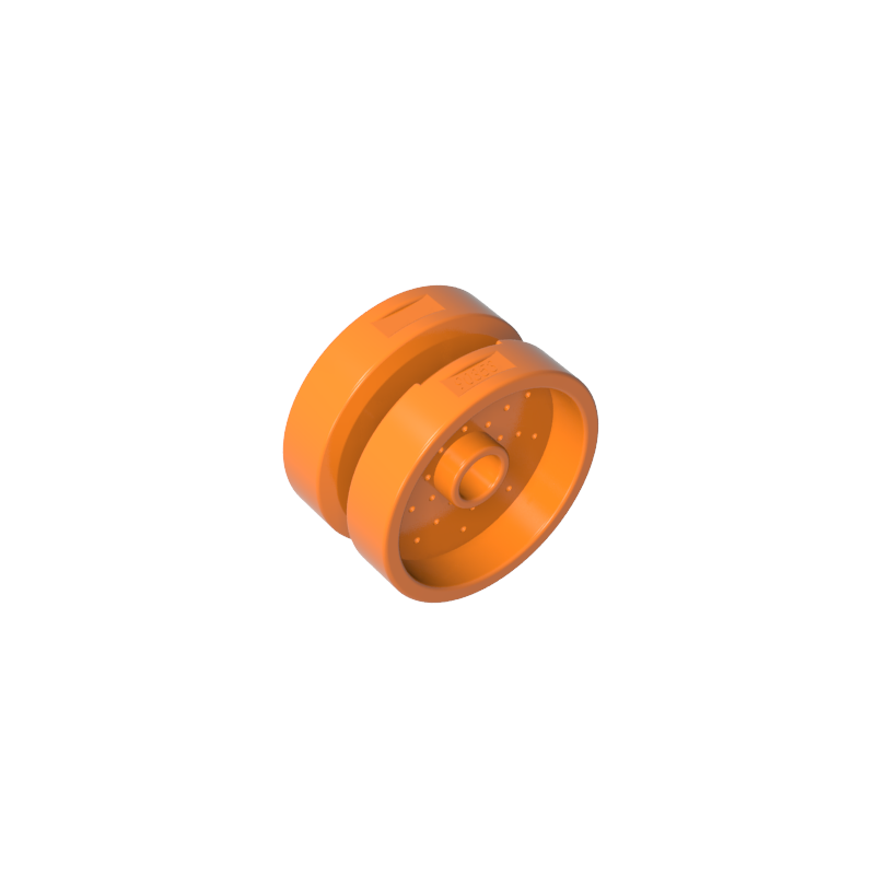 66727 | Wheel 18mm D. x 12mm with Pin Hole and Stud, Dotted Brake Rotor Lines