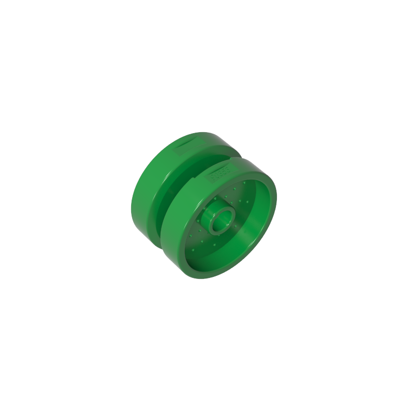 66727 | Wheel 18mm D. x 12mm with Pin Hole and Stud, Dotted Brake Rotor Lines