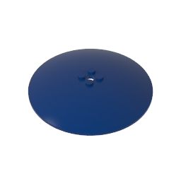 50990b | Dish 10 x 10 Inverted (Radar) - Solid Studs