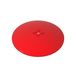 50990b | Dish 10 x 10 Inverted (Radar) - Solid Studs