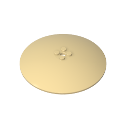 50990b | Dish 10 x 10 Inverted (Radar) - Solid Studs