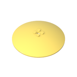 50990b | Dish 10 x 10 Inverted (Radar) - Solid Studs