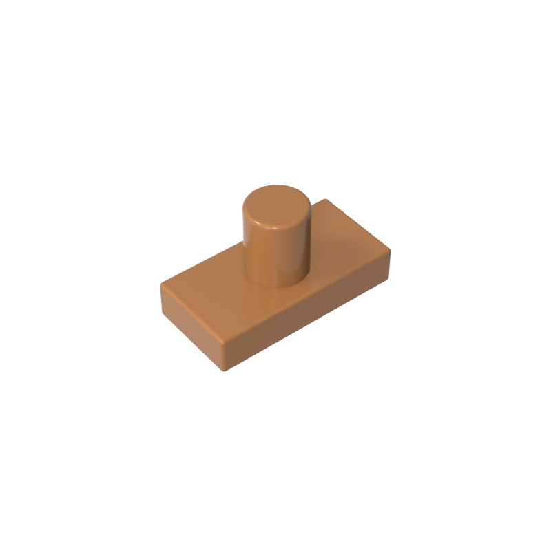 24445 | Tile, Modified 1 x 2 with Figure Head Post