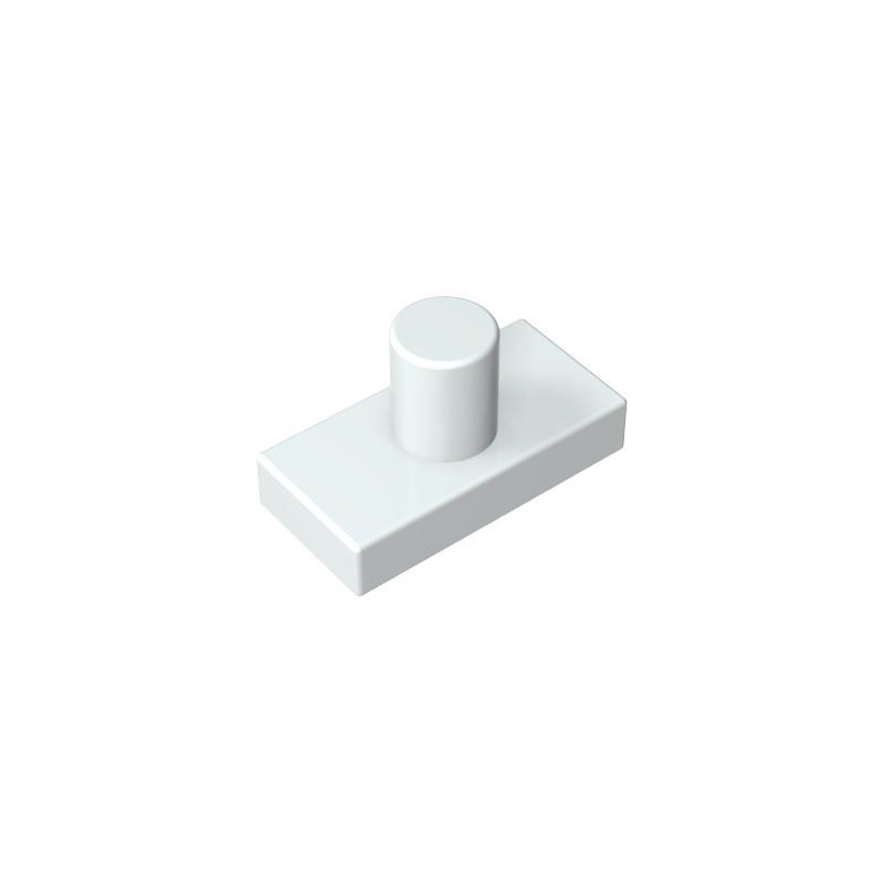 24445 | Tile, Modified 1 x 2 with Figure Head Post