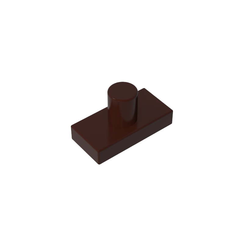 24445 | Tile, Modified 1 x 2 with Figure Head Post