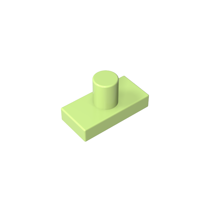 24445 | Tile, Modified 1 x 2 with Figure Head Post