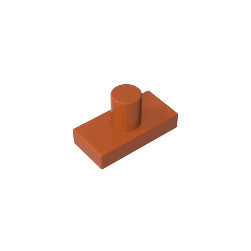 24445 | Tile, Modified 1 x 2 with Figure Head Post