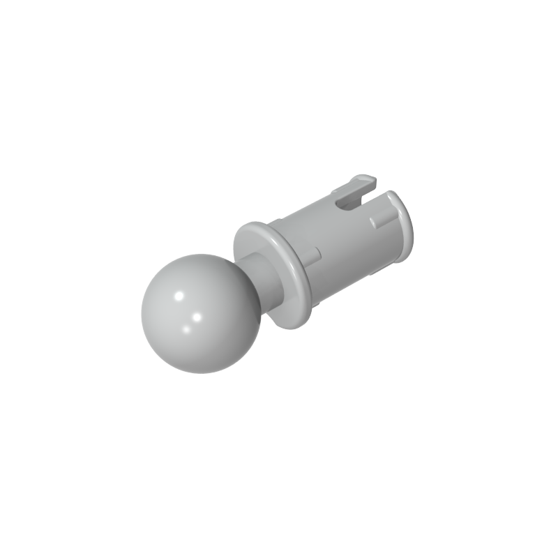 6628 | Technical Pin with Friction Ridges and Tow Ball with Squared Pin Hole